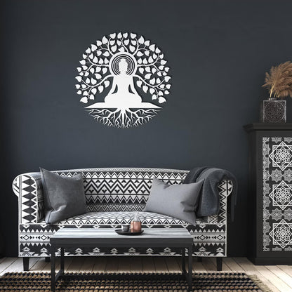 Buddha Mandala Metal Wall Art