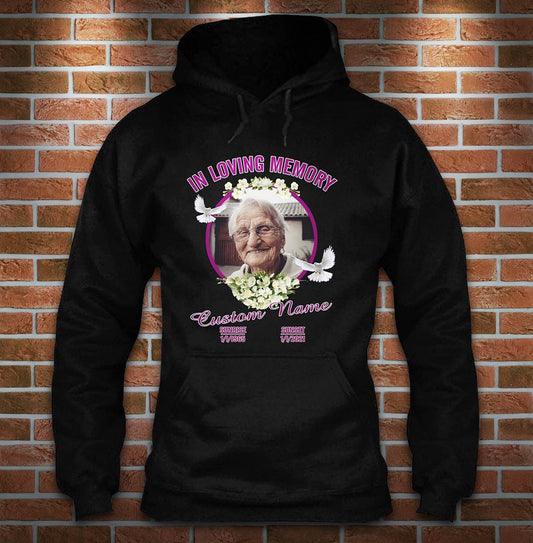In Loving Memory Personalized Photo Hoodie, T-shirt