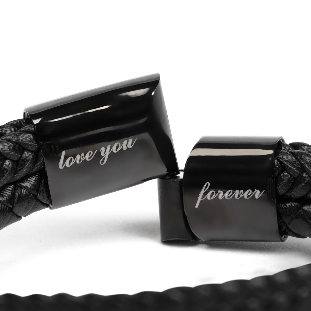"A Gift to Boyfriend" Love You Forever Bracelet - Wherever the Journey Takes Us