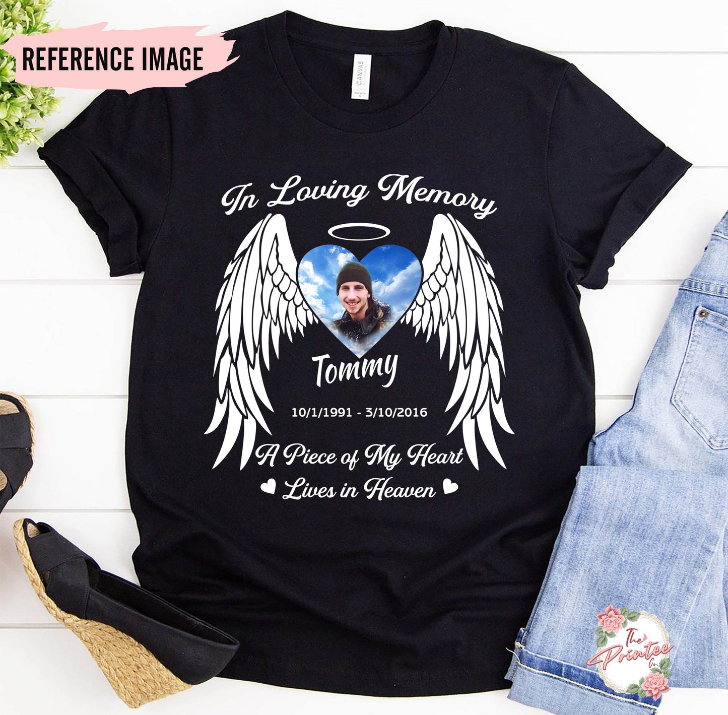 In Loving Memory Personalized Hoodie T-shirt