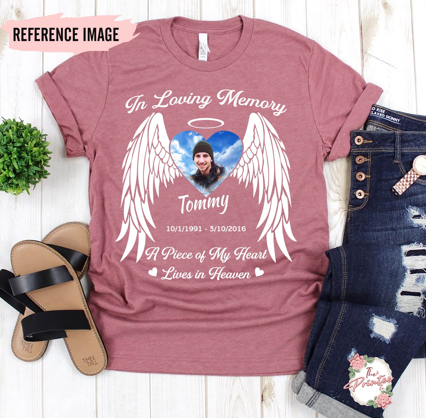 In Loving Memory Personalized Hoodie T-shirt